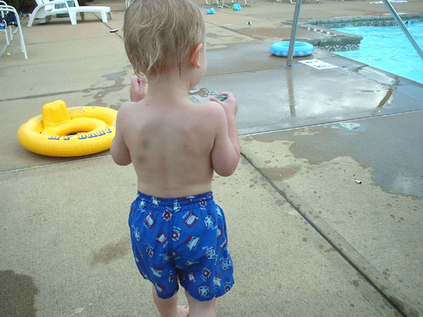 Atticus is a little gun-shy about the water after falling in.jpg 86.7K